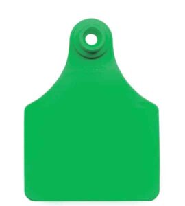 Allflex Green Maxi Female 2 Piece Cattle Ear Tag - Durable Livestock ID