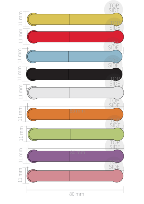 Ztags FET Tags - VISUAL Ztags FET Tags are available in both FET Non-RFID and FET HDX versions, offering a range of 9 vibrant colors: Black, White, Orange, Light Green, Light Purple, Yellow, Red, Light Blue, and Light Pink. These tags are designed with a male side that is flat and visible when the tag is applied, while the female side is thicker and positioned underneath for secure attachment. Key features of the Ztags FET Tags include: Lightweight material: Perfect for tagging lambs, adult sheep, goats, and small animals, ensuring comfort and ease. Proven retention: Designed to stay securely in place for long-lasting identification. Laser printing: Provides high-quality contrast and enhanced visibility of the information printed on the tag. Easy application: The tags are fast and simple to apply using the Zee Tags FET Tagger. These tags are a reliable choice for clear and visible livestock identification.